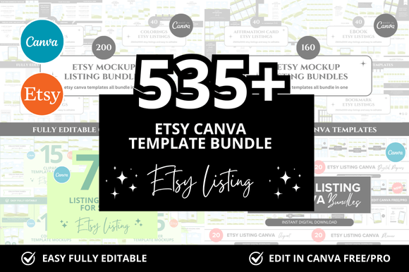 535 Etsy Canva Bundle Bonus: What to Know Before You Buy or Use It