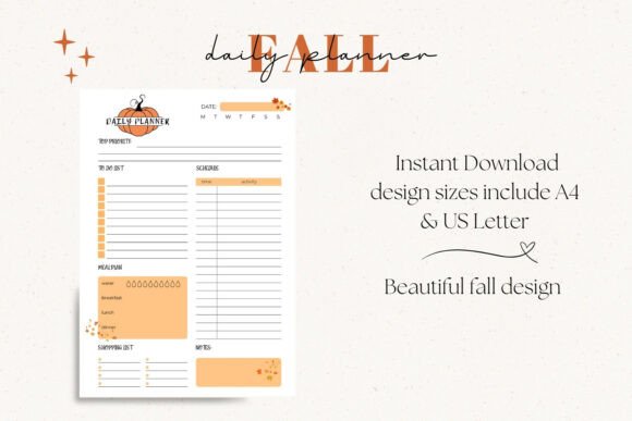 Autumn Themed Daily Planner – Cozy Fall: A Seasonal Companion for Intentional Living