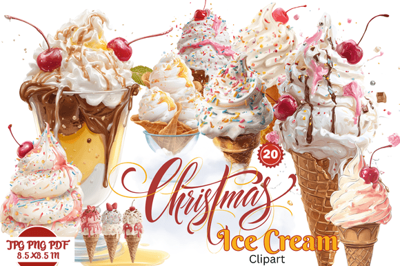 Choosing and Using Christmas Ice Cream Clipart Effectively