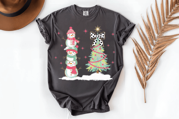Embracing the Charm of the Christmas Snowman Tree Coquette PNG in Modern Holiday Design