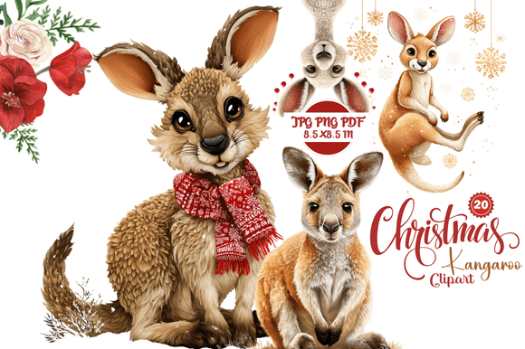 Evaluating Christmas Kangaroo Clipart for Your Seasonal Projects
