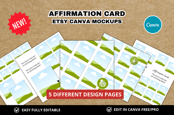 Evaluating the 5 Square Affirmation Card Mockup: A Practical Guide for Designers and Creators