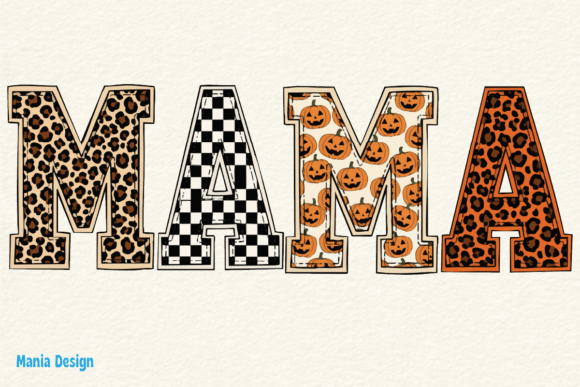 Halloween Mama Leopard Pumpkin PNG: A Creative Asset for Modern Designers