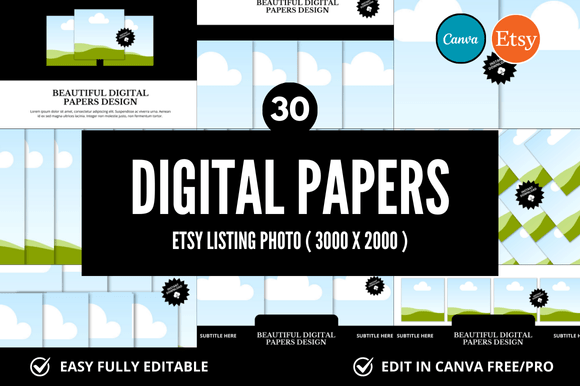 How 30 Digital Paper Etsy Listings Mockups Are Reshaping the Way Sellers Present Their Products