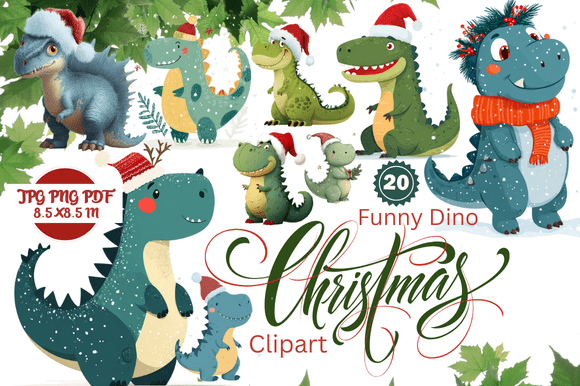 How Funny Dino Christmas Clipart Adds Personality to Holiday Projects