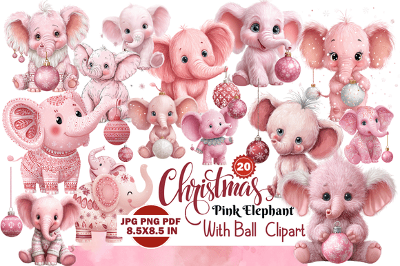 How the Christmas Pink Elephant with Ball Clipa Fits Into Your Holiday Workflow