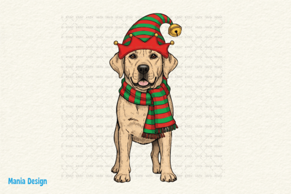 How the Retro Christmas Labrador Elf Dog PNG Brings Nostalgic Holiday Design to Life