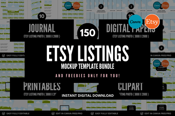 Making Sense of the 150 Etsy Listings Mockup Bundle Bonus
