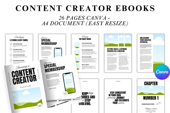 Master Digital Publishing with 26 Editable Ebook Templates