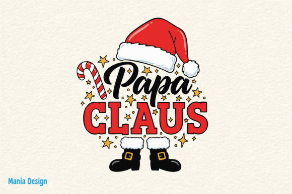 Papa Claus Christmas Holiday PNG for Creative Projects