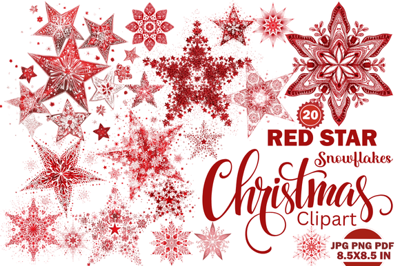 Red Star Snowflakes Christmas Clipart: What to Consider