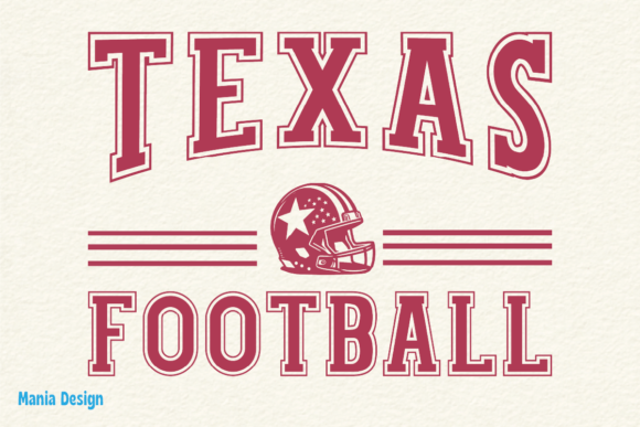 Retro Texas Football PNG Fan SVG: A Designer’s Go-To for Vintage Gridiron Style
