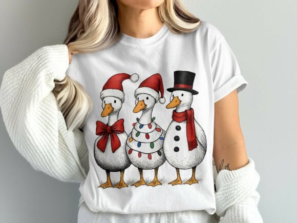 The Versatile Appeal of Holiday Christmas Geese PNG Design in Modern Visual Storytelling